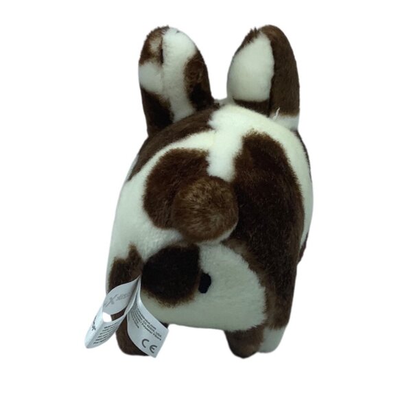 Kozik x Kidrobot Labbit Mustache Brown Cow Spots White 7" - Picture 3 of 7